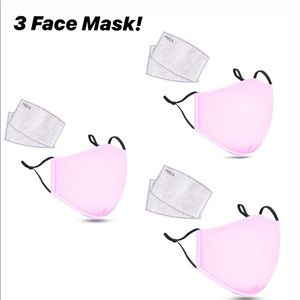 Sale!! Pink Face Mask Bundle + 6 Filters NW